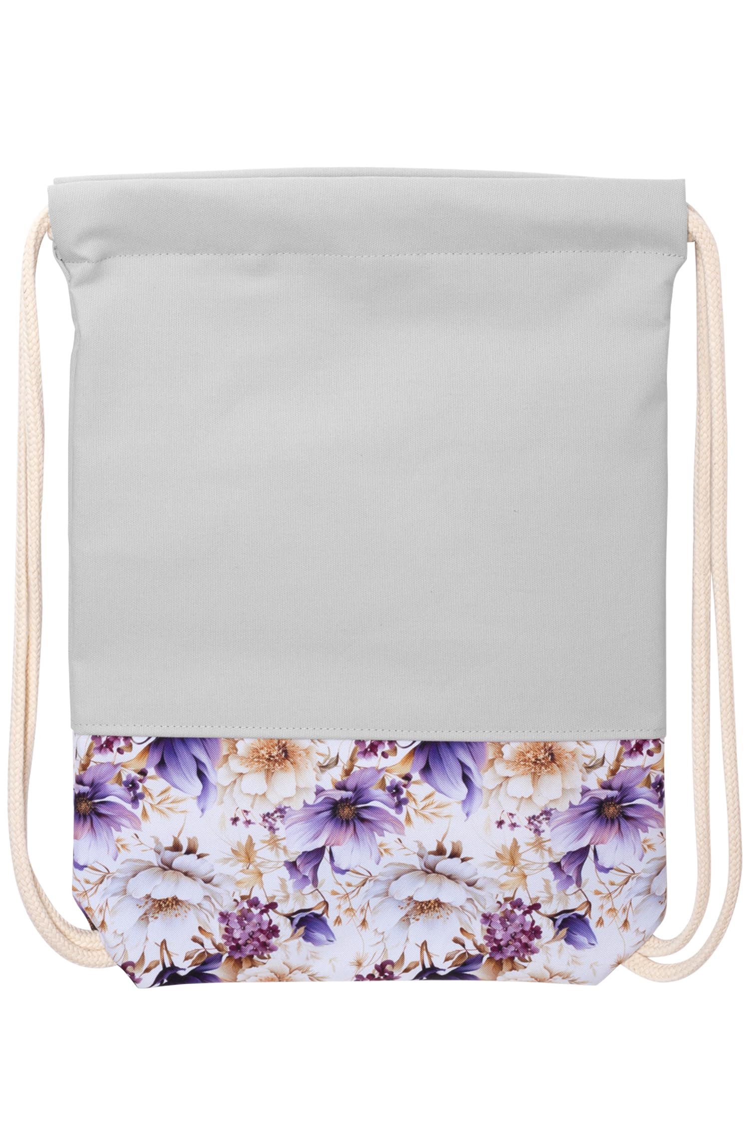 Manufaktur13 Floral Sports Bags - Turnbeutel mit Blumenmuster, Rucksäcke, Flower Pattern Gym Bags, Backpacks, Sportbeutel, Jutebeutel, Blumen Tasche (M13)