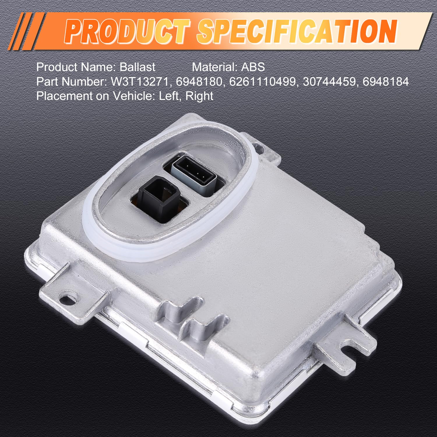 Xenon HID Ballast For BMW 3 Series E90 & Volvo XC70/V70/S80, D1S/D2S/D2R Compatible, OE W3T13271, 6948180, 6261110499 - Image 3