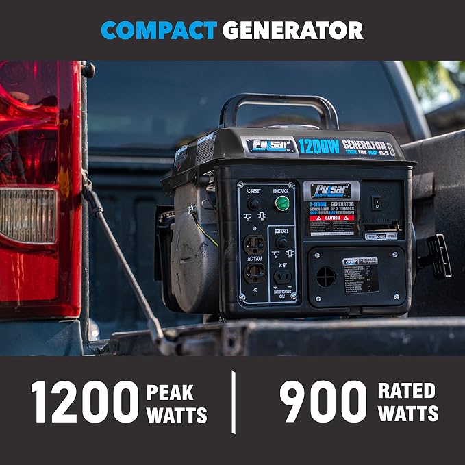 Generador portátil de gasolina Pulsar 1200W miniatura 7
