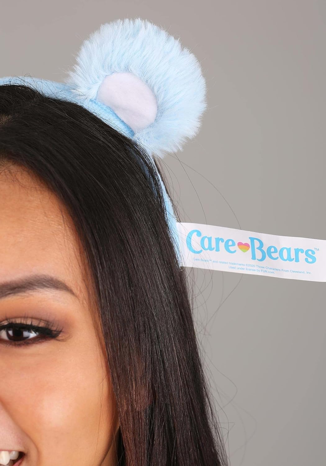 Care Bears Grumpy Bear Ears and Patch Costume Kit for Adults with Headband and Iron-On Patch Accessory Set - Image 6