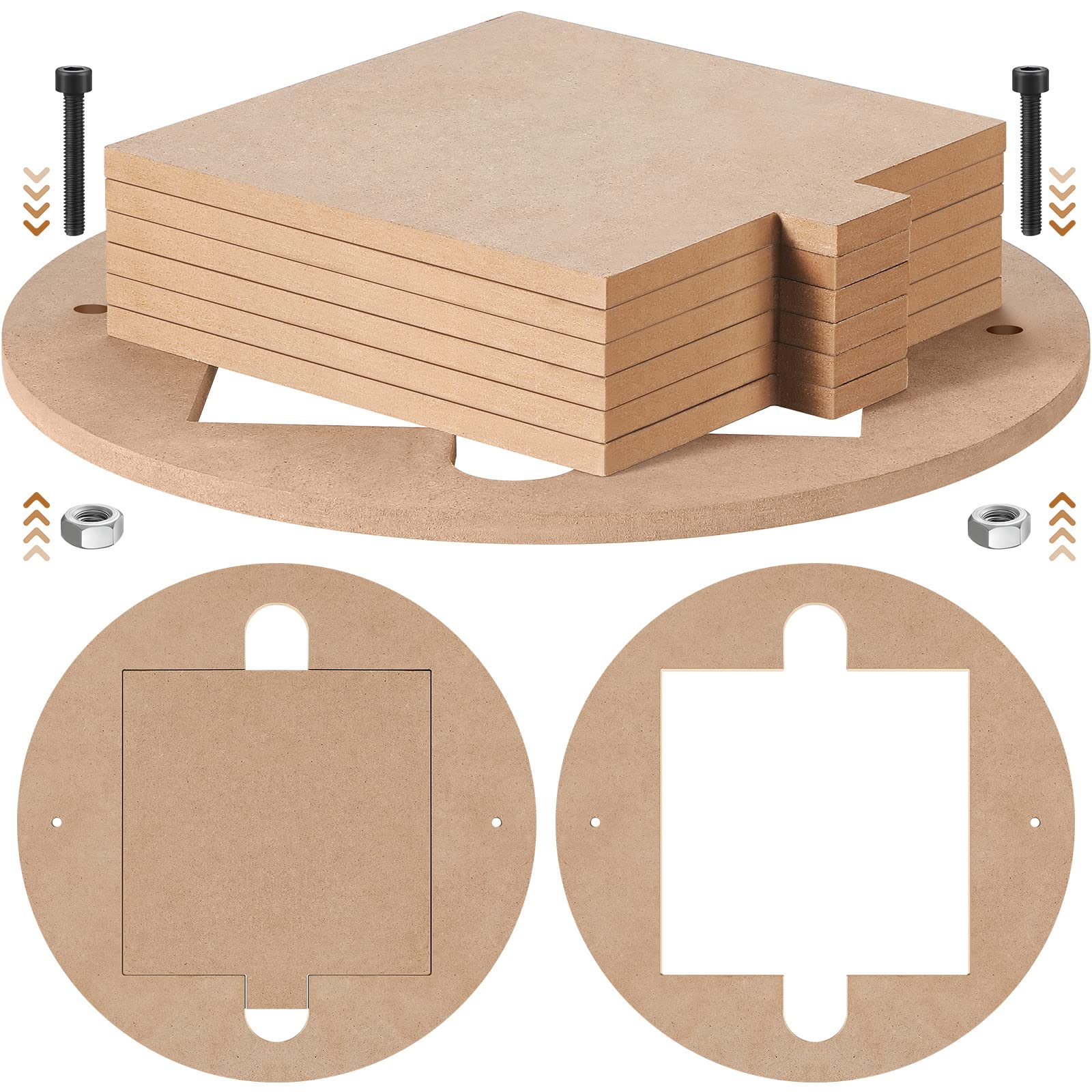 Buy Bat System for Potter's Wheel, 12'' Round Outer Bat with 6 Pieces 7