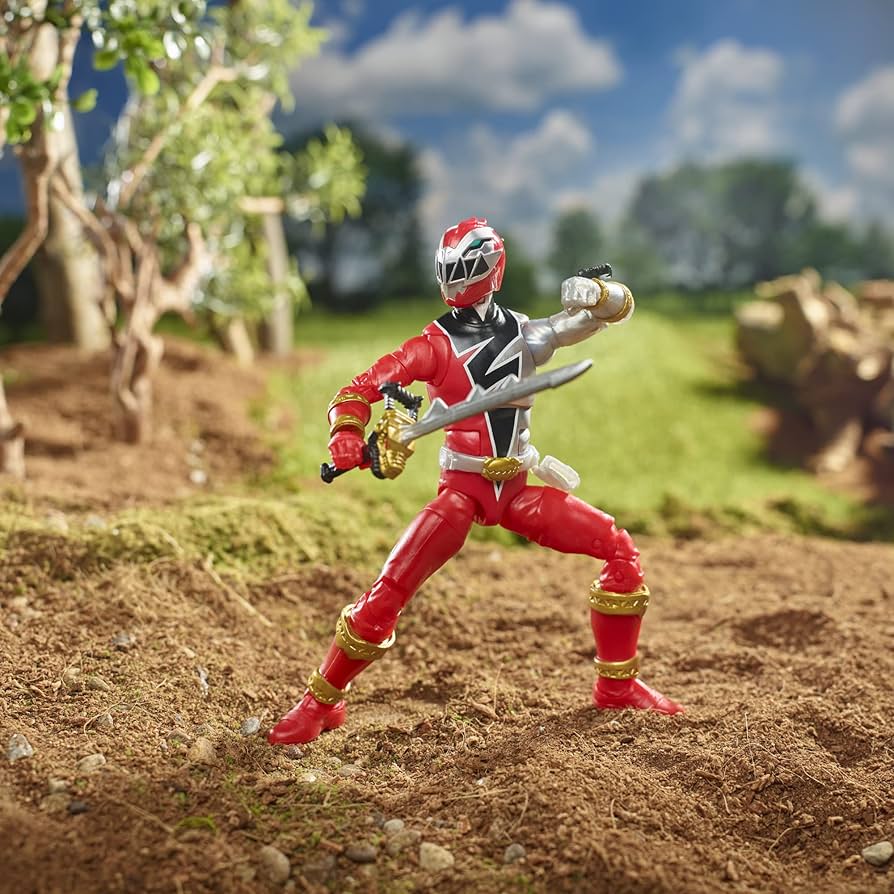 レッドレンジャー フィギュアと武器セット Amazon.co.jp: Power Rangers パワーレンジャーズ ライトニング