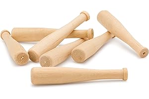 Unfinished Mini Wooden Baseball Bats: Craft Essential for Baseball Enthusiasts