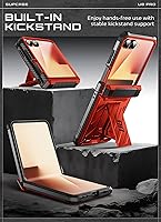 Vista 4 de SUPCASE Funda para Samsung Galaxy Z Flip 7 con soporte integrado y clip para cinturón (Unicorn Beetle Pro), [protección de bisagra]