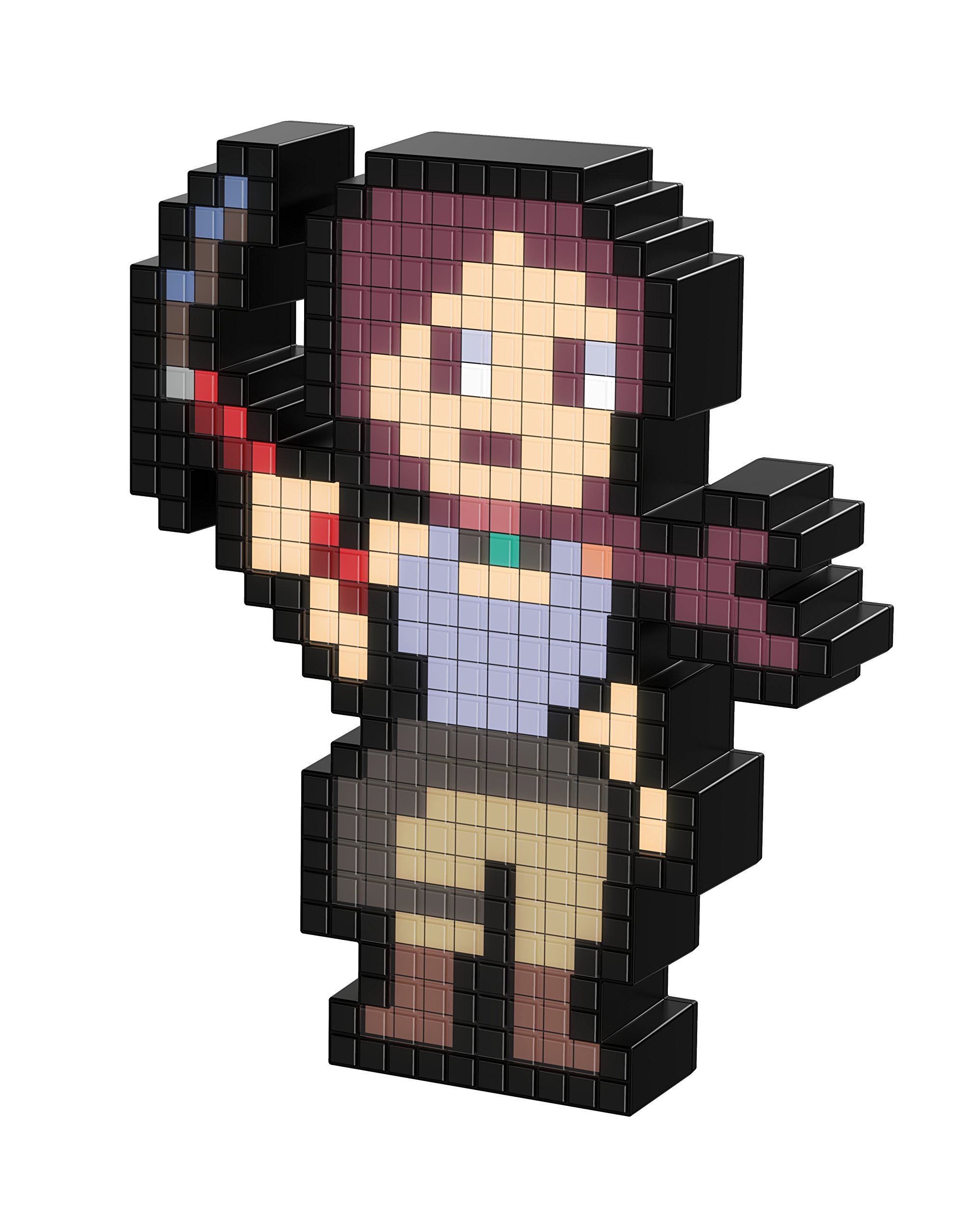 PDP Pixel Pals Tomb Raider Shadow of the Tomb Raider Lara Croft Collectible Lighted Figure, 878-047-NA-LARA