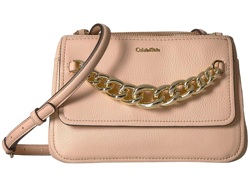 

Calvin Klein Pebble Leather Flap Crossbody (Intimate) Cross Body Handbags