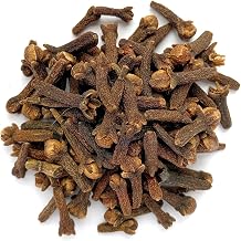 Cloves Whole, by Herb Co, Syzygium Aromaticum, Dried Flower Buds, from Indonesia, Madagascar & Comores, Kosher, for Baking, Potpourri, Massage Oils, Salves & Beverages, 1 lb