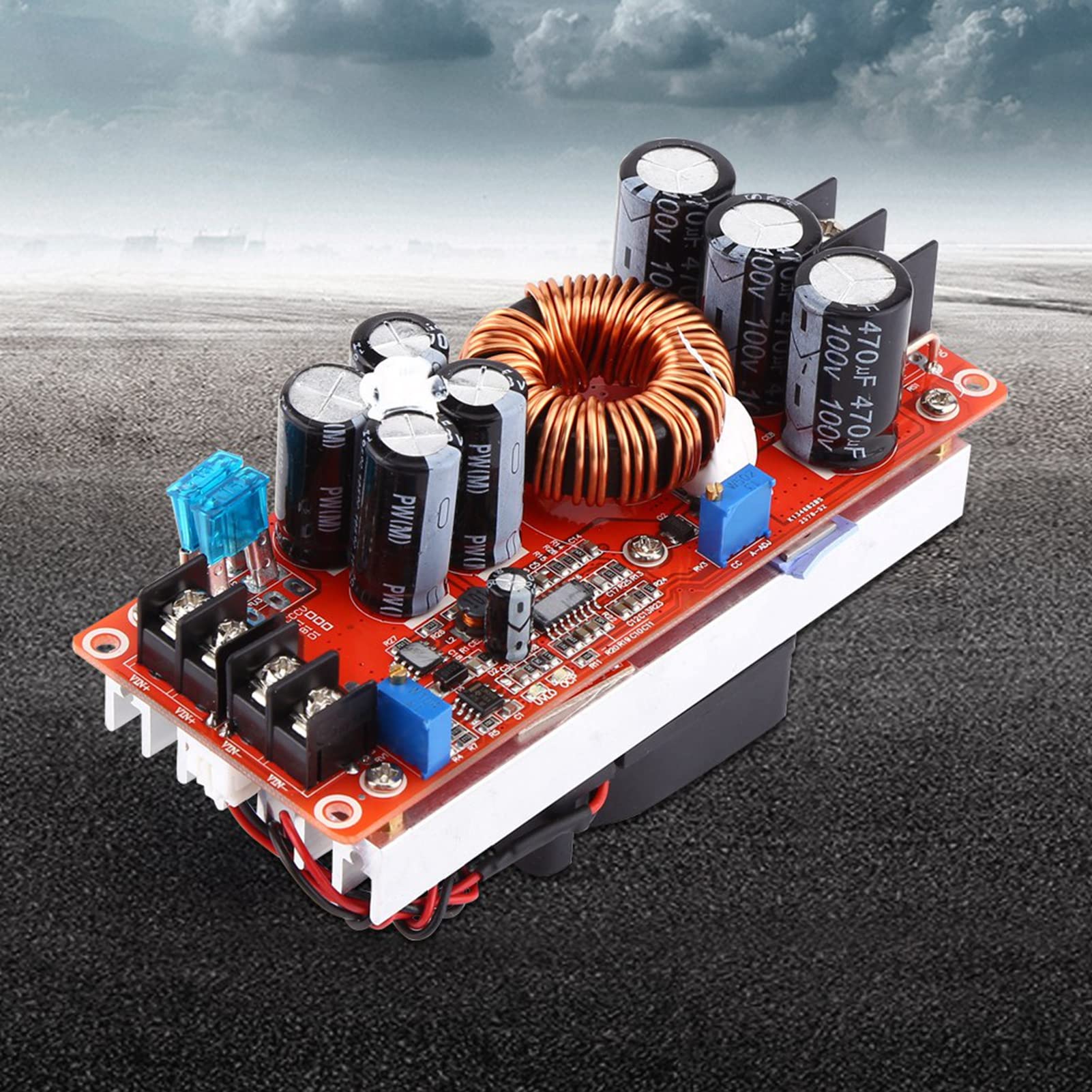 Modulo Step-up DC-DC Convertitore Boost 3V-5V A 300-1200V Regolabile, Corrente 2-20mA, Per Alimentazione Industriale E Carica Condensatori - 2