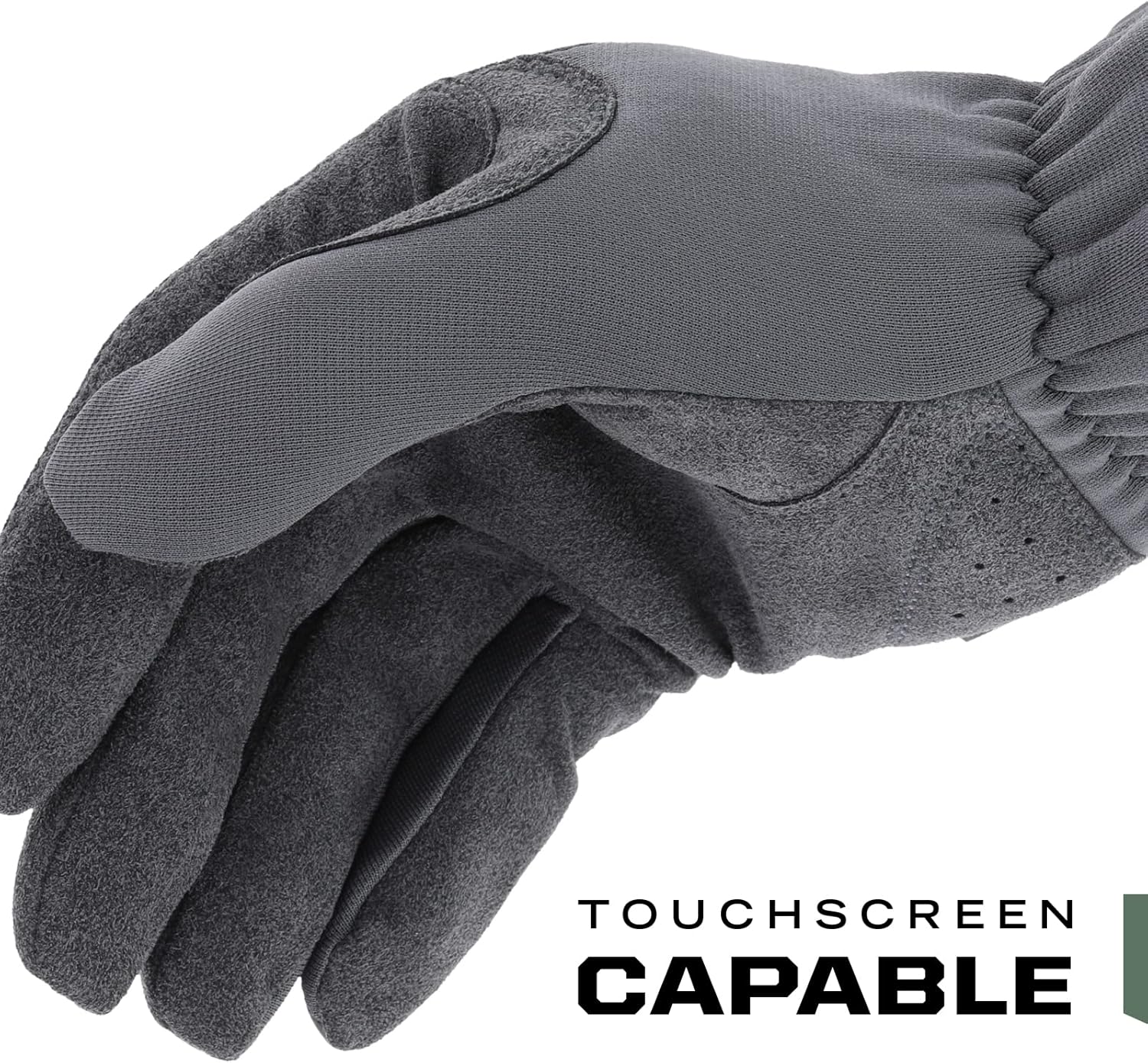 Mechanix Wear FastFit Tactical Gloves - Heavy Duty Lightweight Multipurpose Gloves - Flexible Grip & Reinforced Palm - Touchscreen Capable - X-Large - Wolf Grey