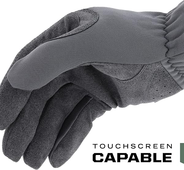 Mechanix Wear - FastFit Wolf Gris Touch Screen Gants (Medium, Gris) - 2