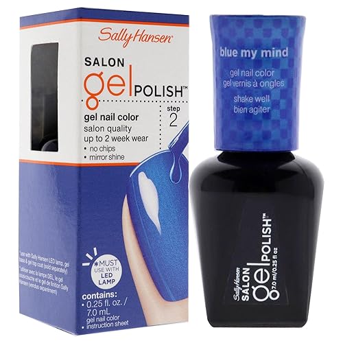 Miniatura 3 de Sally Hansen Salon Pro - Esmalte de uñas en gel, Blue My Mind, 0.24 onzas líquidas (paquete de 2)