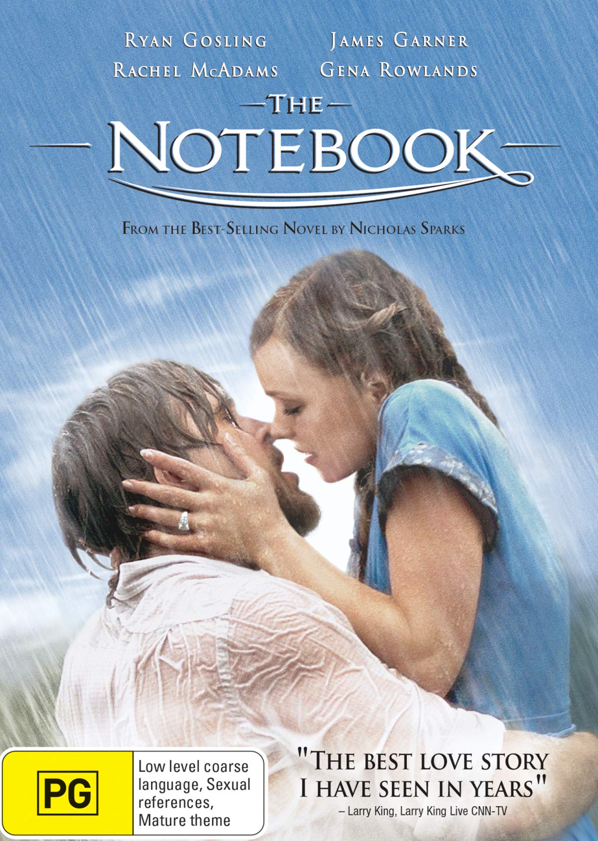 DVD El Diario de Noa la historia de amor eterno con Ryan Gosling en formato PAL