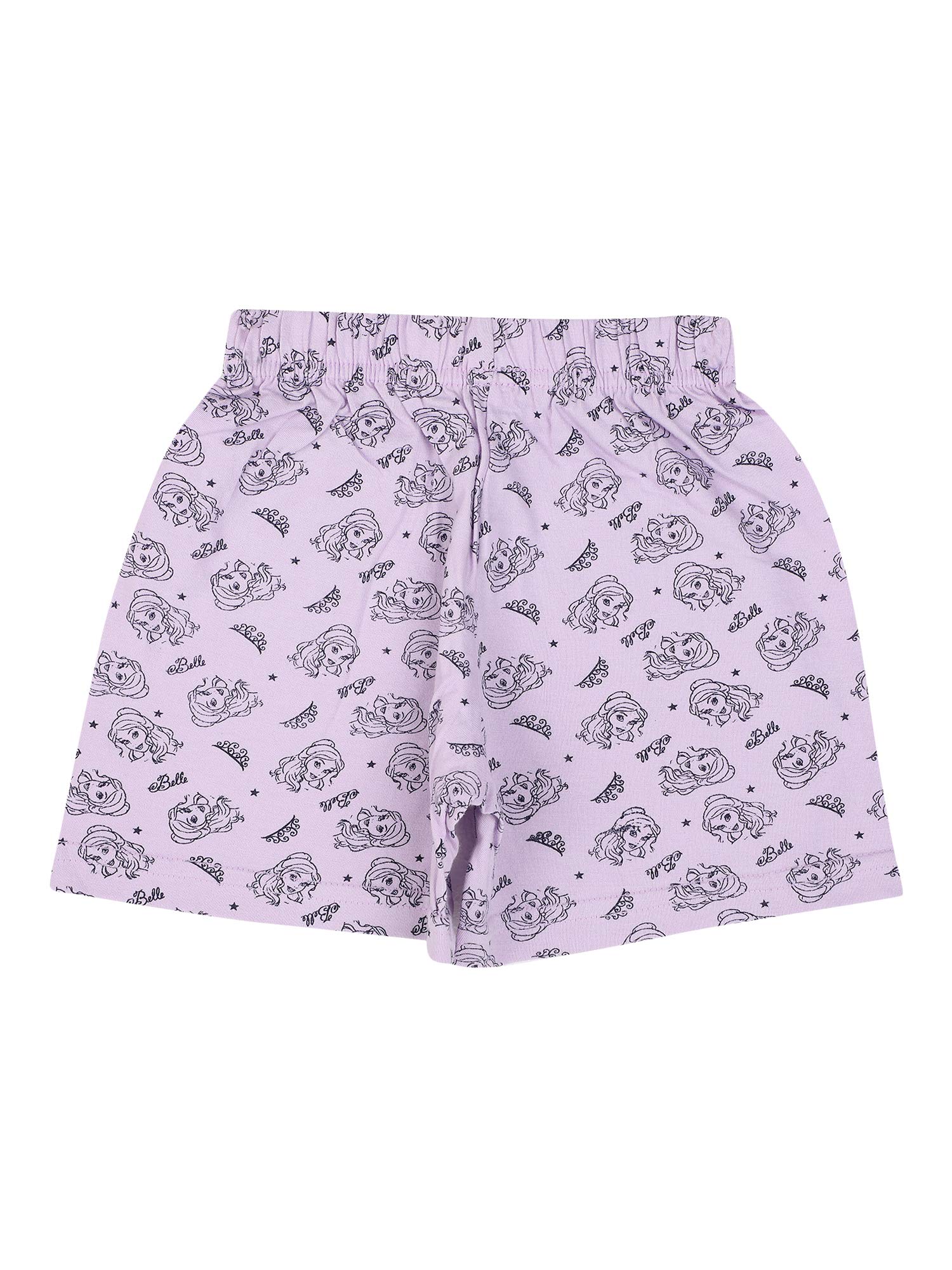 BODYCARE KIDS Girls Shorts | Mix Characters | 100% Cotton Stylish, Comfortable & Durable Shorts for Girls | Pack of 4 - Assorted 1