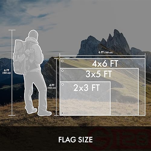 Vista 14 de G128 Bandera venezolana de Venezuela 3 x 5 pies Serie ToughWeave doble cara bordado de poliéster 210D Bandera de país, diseño bordado