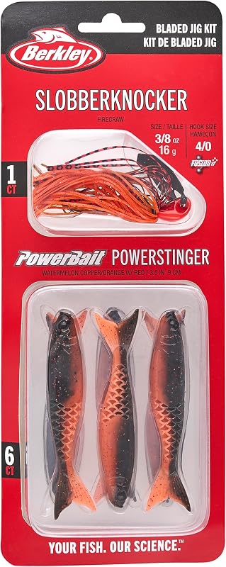 Berkley Slobberknocker and PowerStinger Fishing Soft Bait Kit