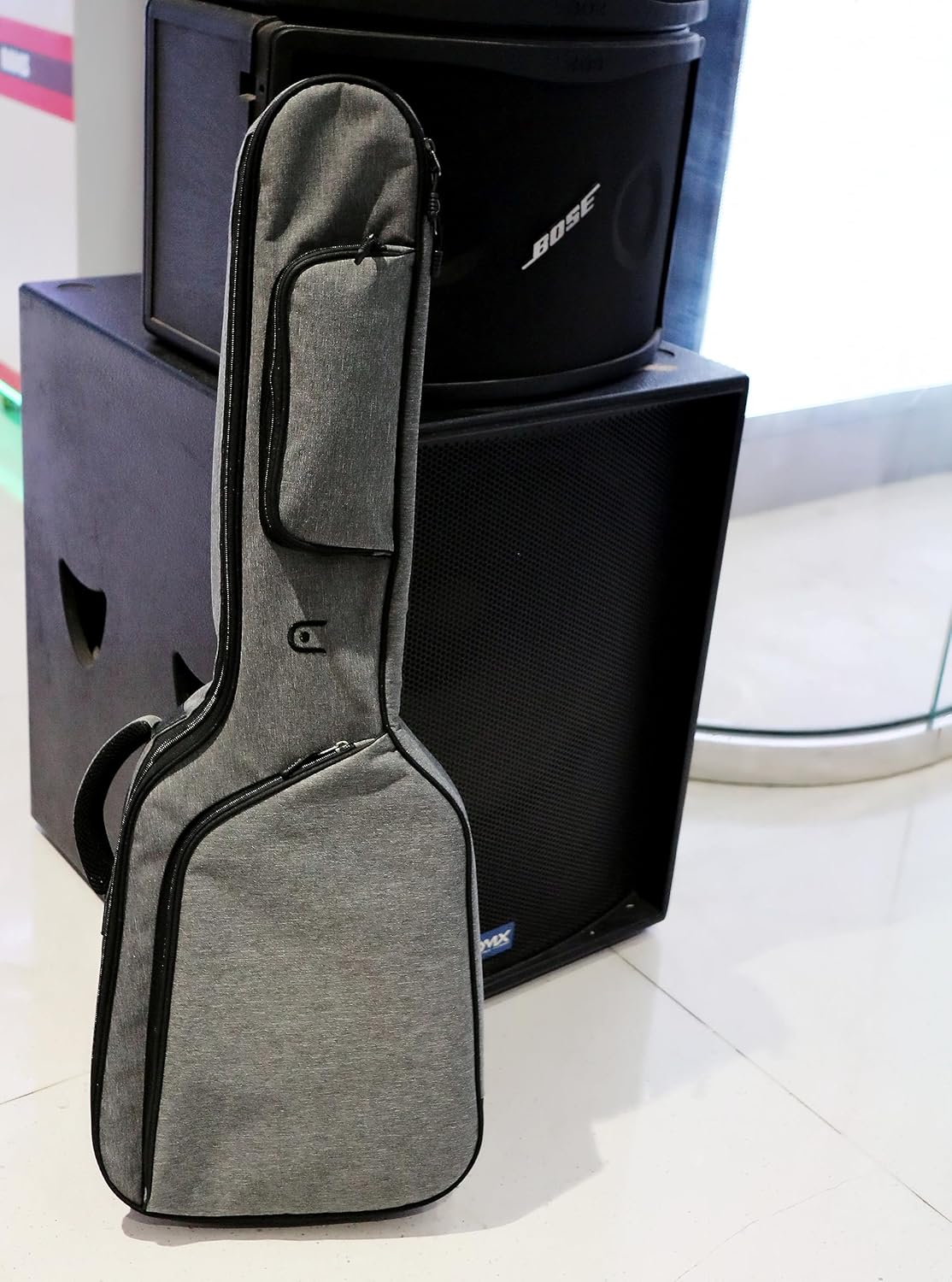 39 inch Electric Guitar Bag Gig Bag Guitar Case 12mm Padding Slim Soft Guitar Gig Bag Lightweight with Pockets Adjustable Straps