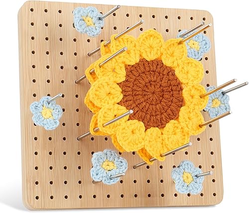 Miniatura 5 de Aeelike Pasadores de barra de acero inoxidable para tabla de bloqueo, suministros de punto y ganchillo, kit de pasadores de bloqueo, 20 clavijas de