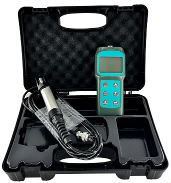 Fluorescence Dissolved Oxygen Meter Optical Dissolved Oxygen Meter Tester Detector Testing Instrument Device with D.O. Range 0~15mg/L Accuracy 3% 3.5m Optical Probe