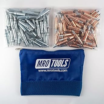 50 1/8 & 50 3/32 Zephyr Kwik-Lok Cleco Fasteners w/Carry Bag KZ3S100-3