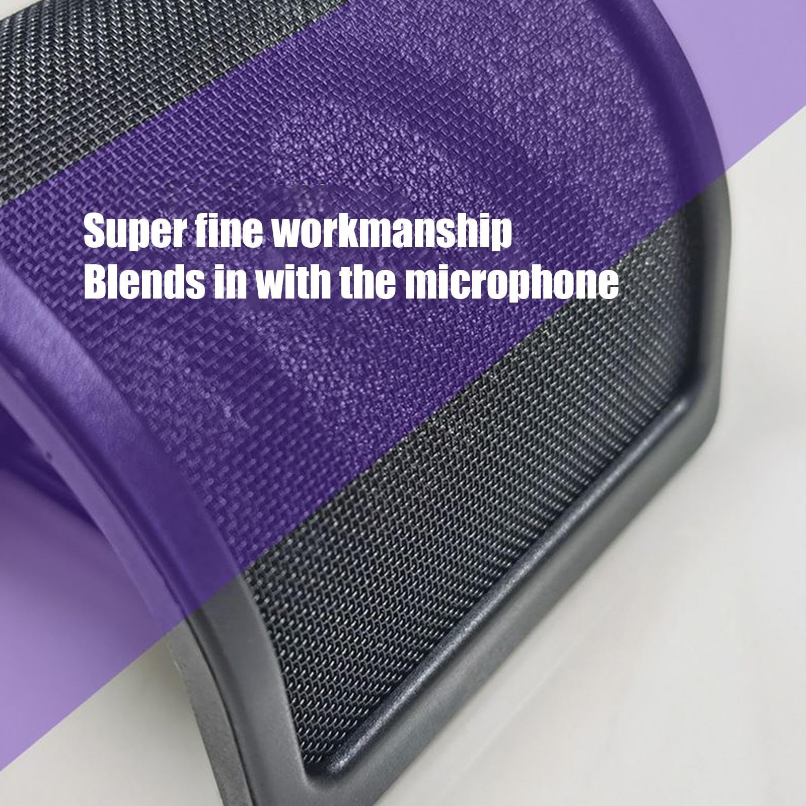 Filtro Per Microfono Filtro Metallico Per Microfono | Copertura Antirumore Doppio Strato Con Scudo Protettivo Per Registrazione Live Streaming Podcast Studio Musicale Karaoke