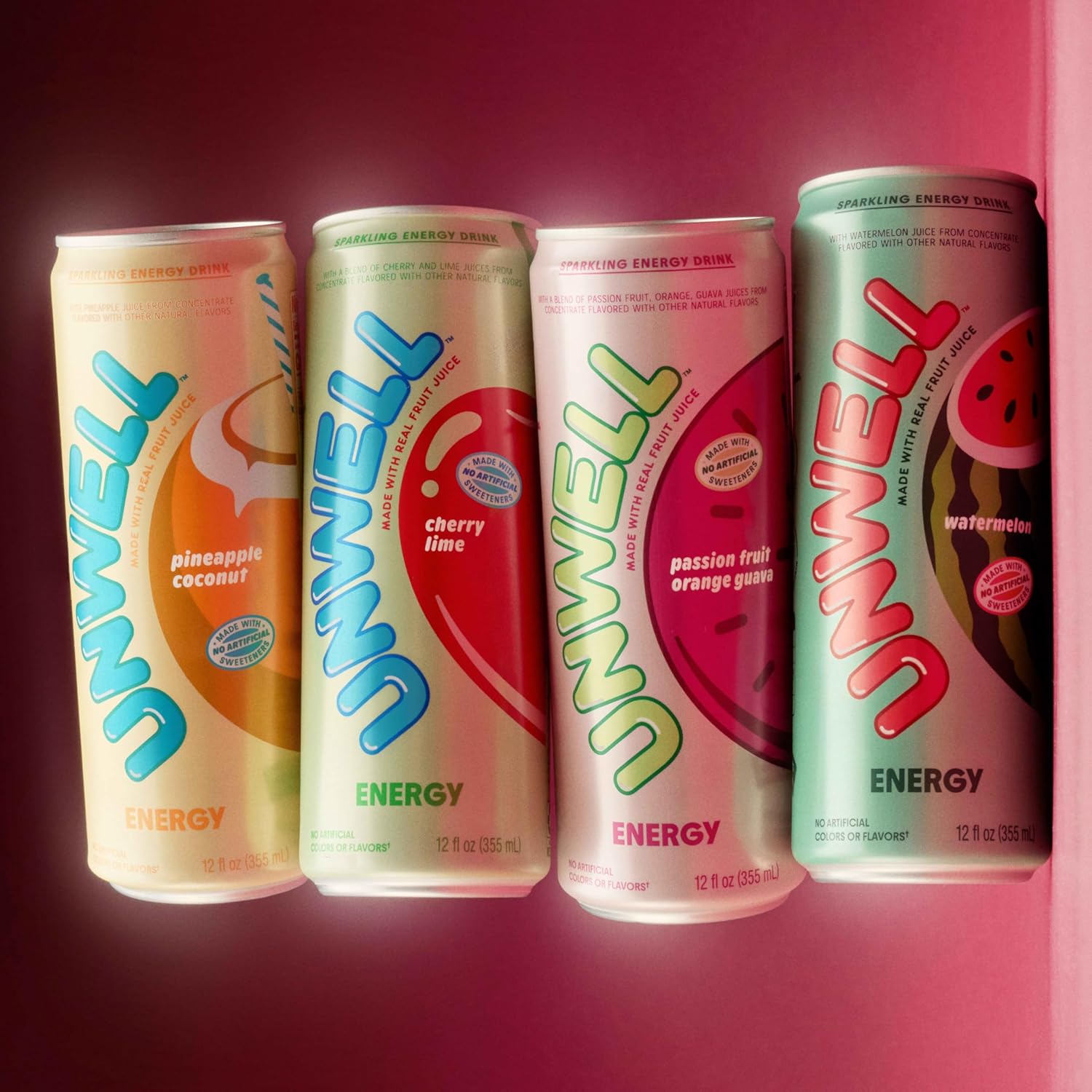 Unwell Energy RTD Passionfruit, Orange, Guava 12x12oz
