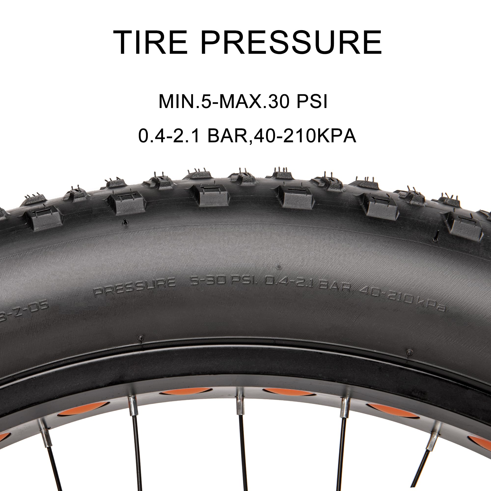Amazon | ファットタイヤ - 26インチ x 4.0インチ パンク耐性