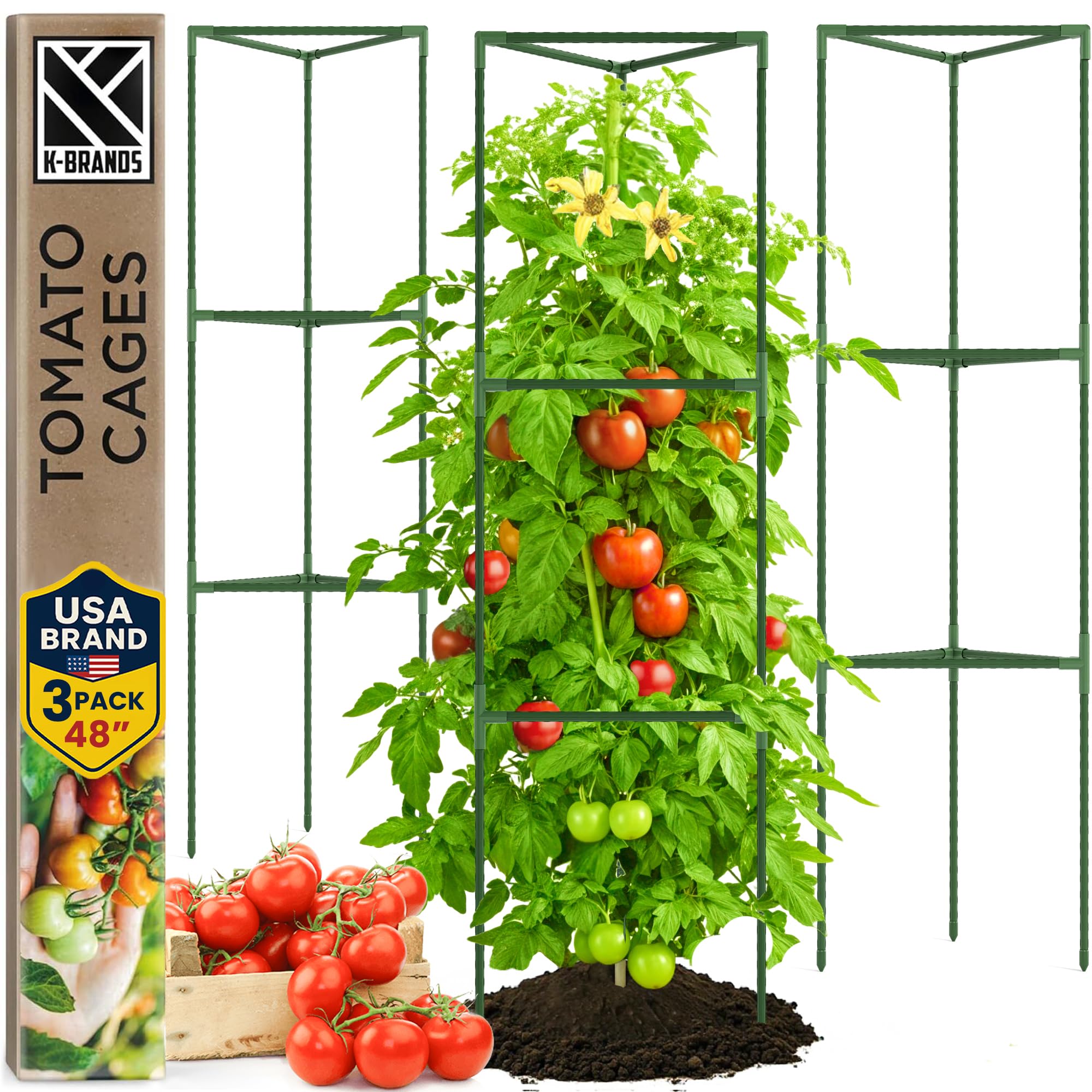 Amazon.com : Tomato Cage Sturdy - Large Trellis Stakes and Plant