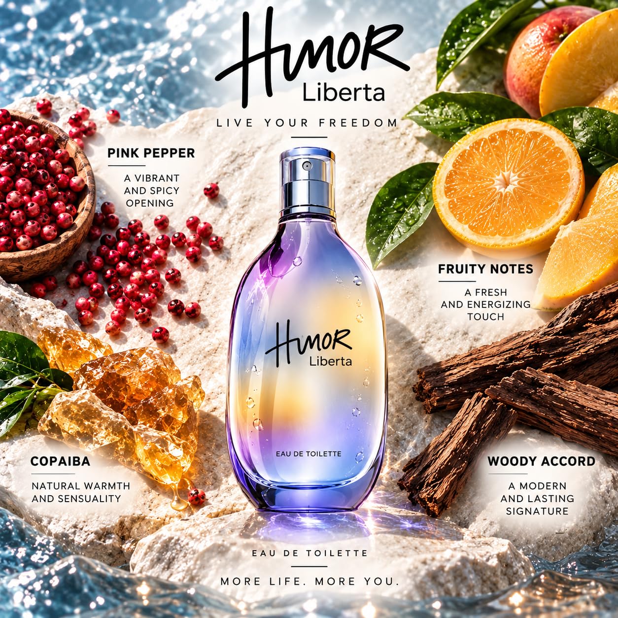 Amazon.com : natura - Linha Humor (Liberta) - Colonia Feminina 75