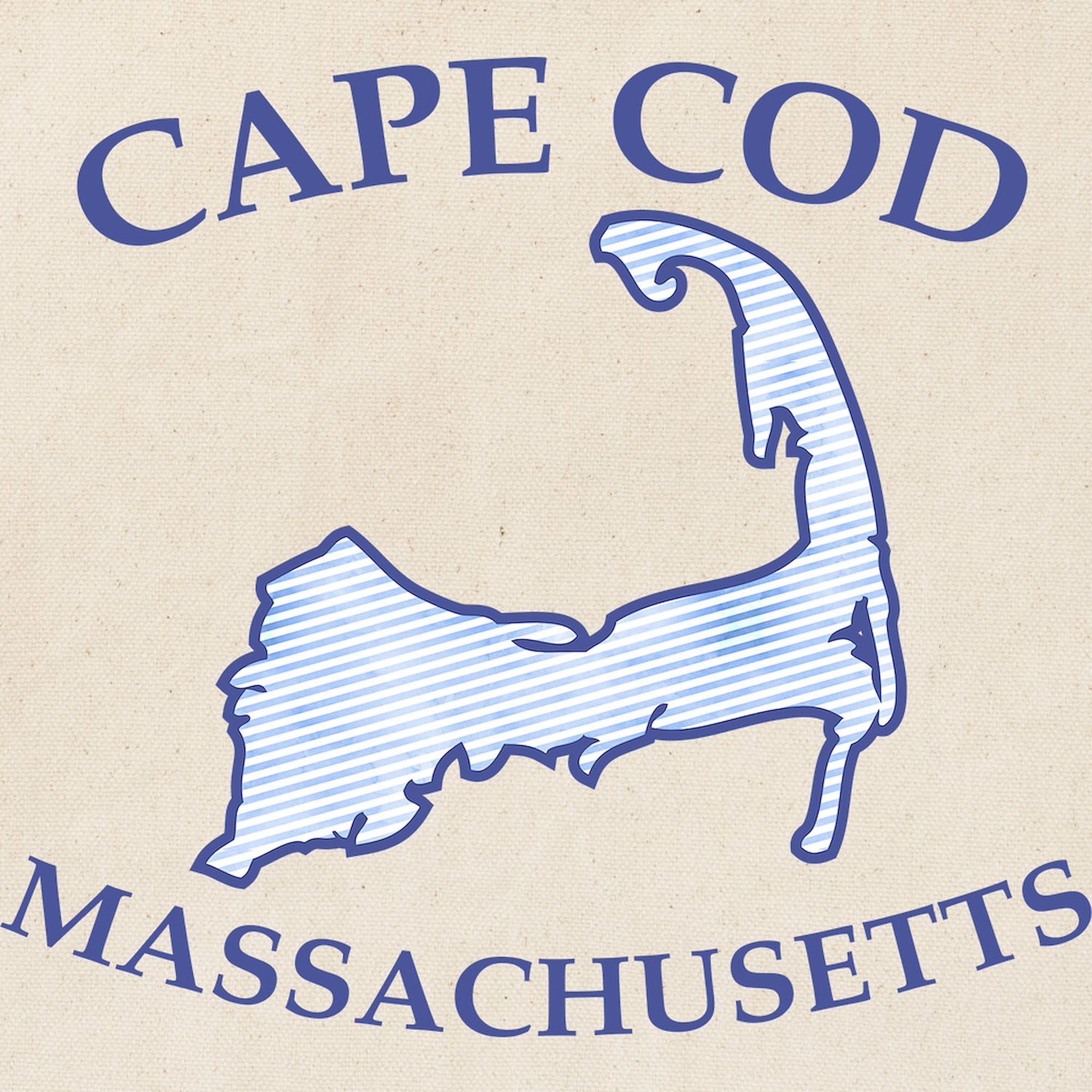 Cape Cod Style Canvas Tote Bag – Reusable & Stylish For Beach, Groceries & More
