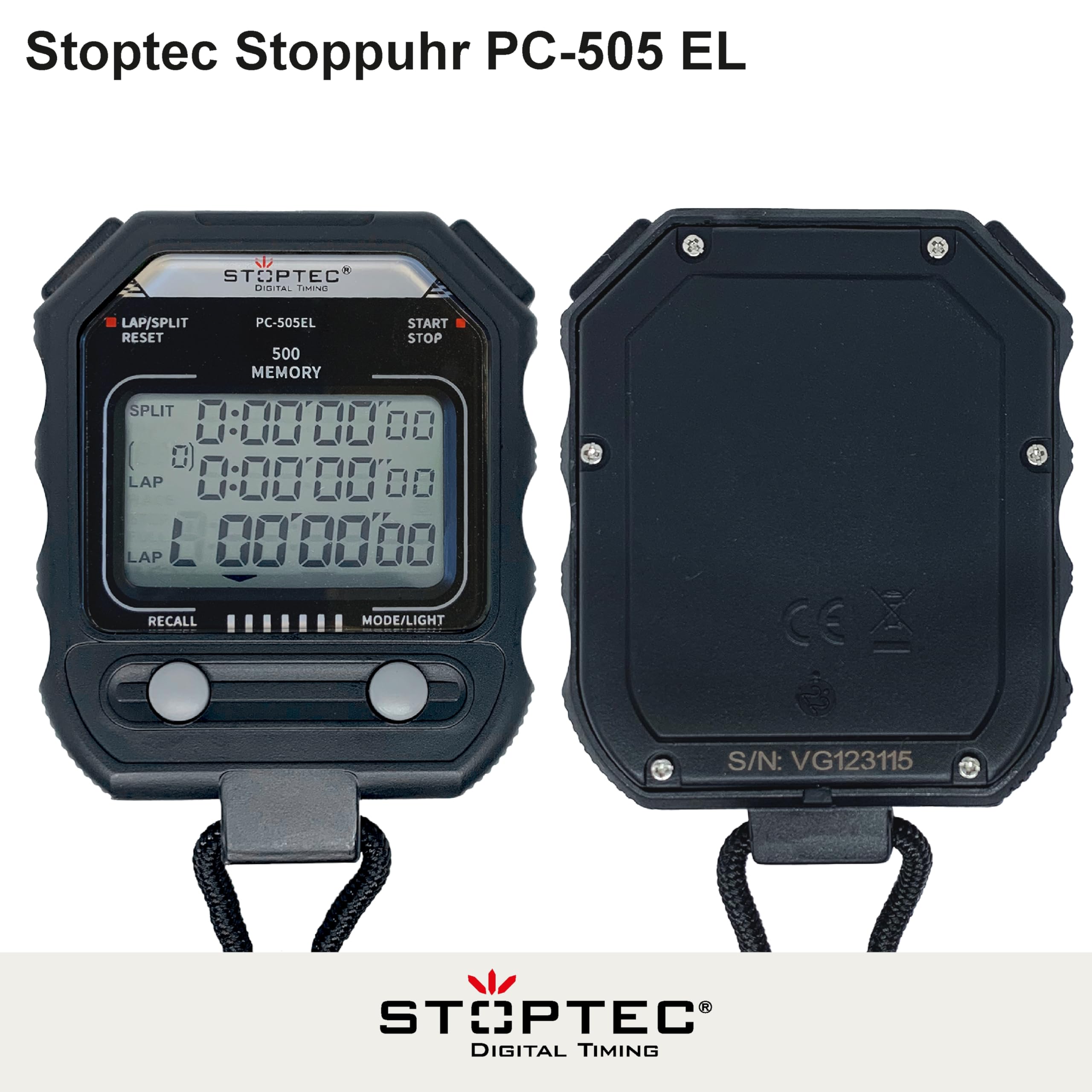 Cronometro En Windows 10 Cronómetro Profesional Stoptec PC-505 EL