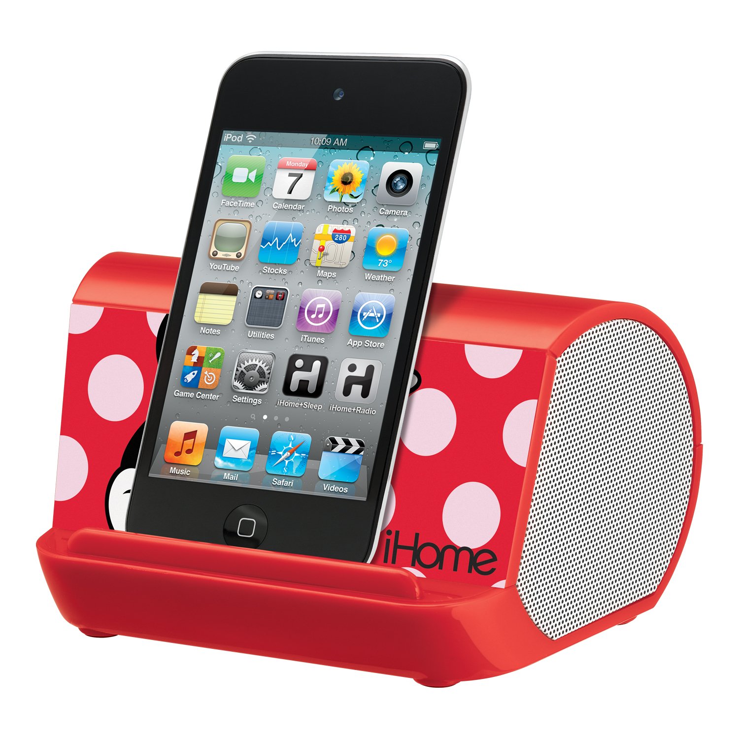 Minnie Mouse Portable Stereo Speaker for all MP3 Players, DM-M9
