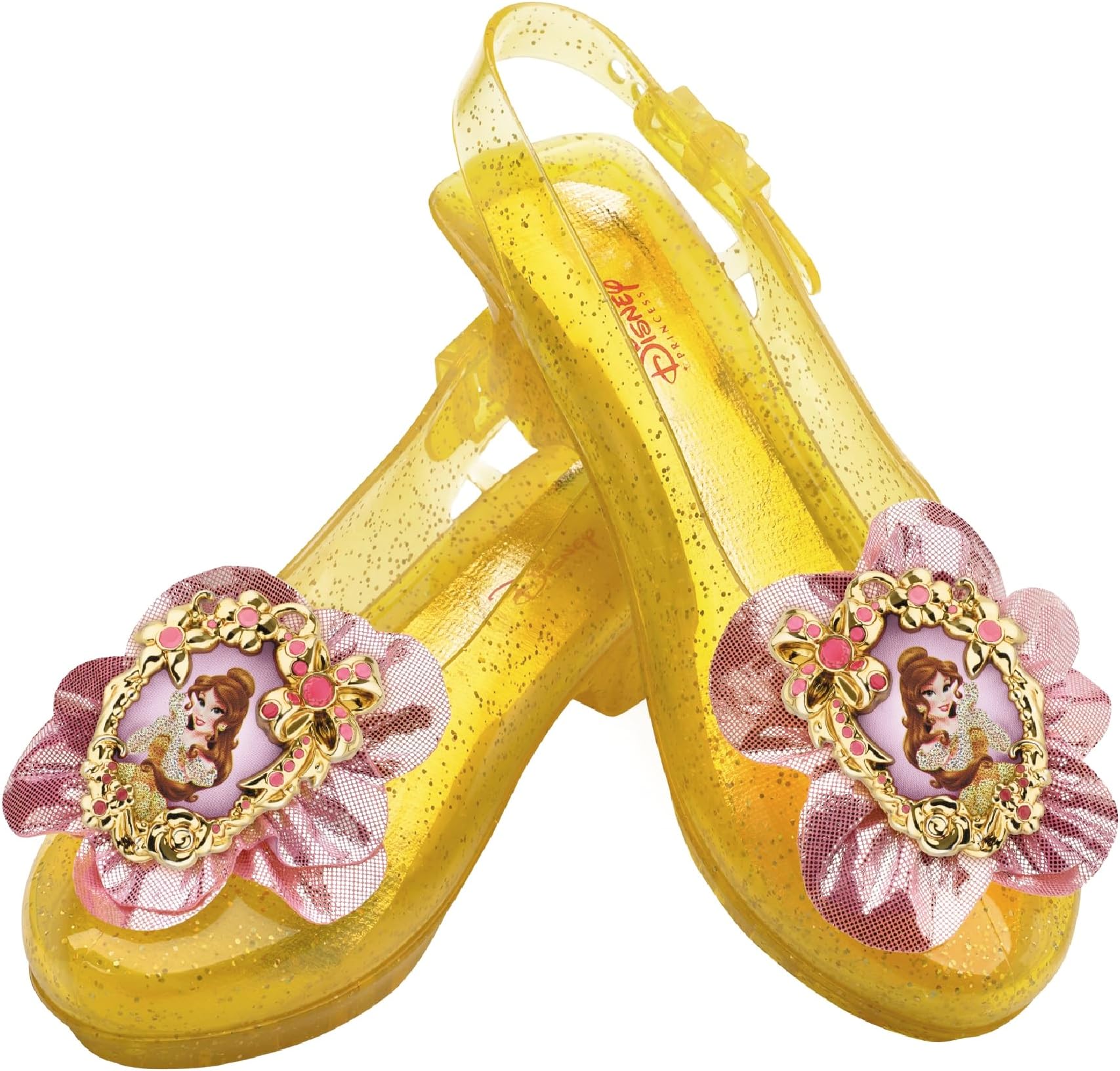Disguise Disney Princess Beauty and the Beast Belle Sparkle Shoes, One Color, One Size