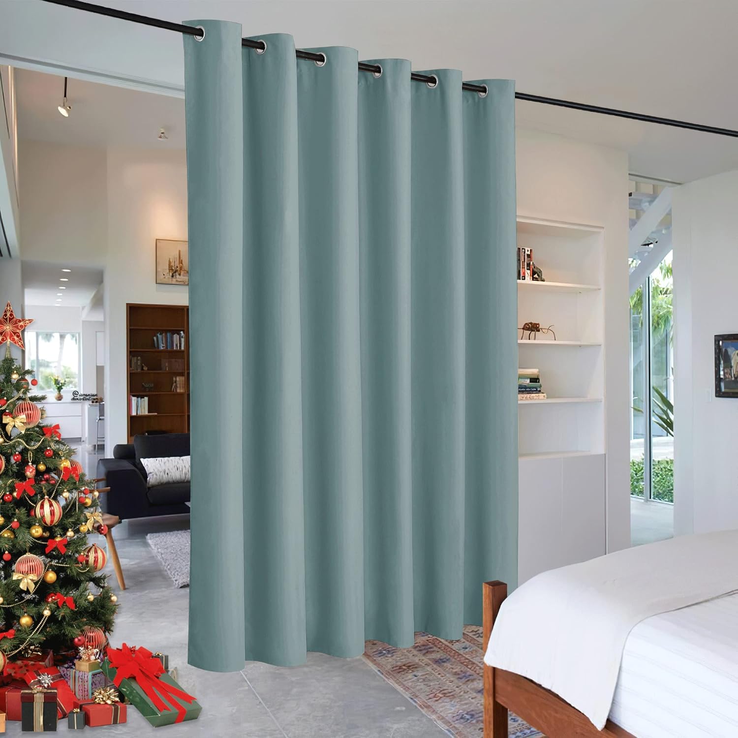 RYB HOME Extra Wide Curtains for Divider Room Separation