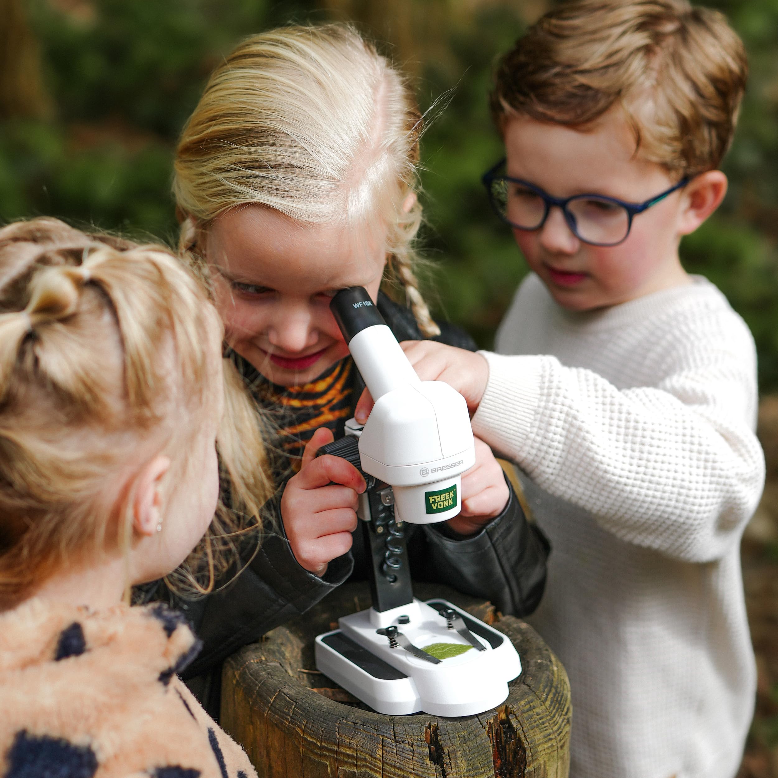 Freek Vonk x Bresser Mikroskop für Kinder ab 6 Jahren 20x mit LED