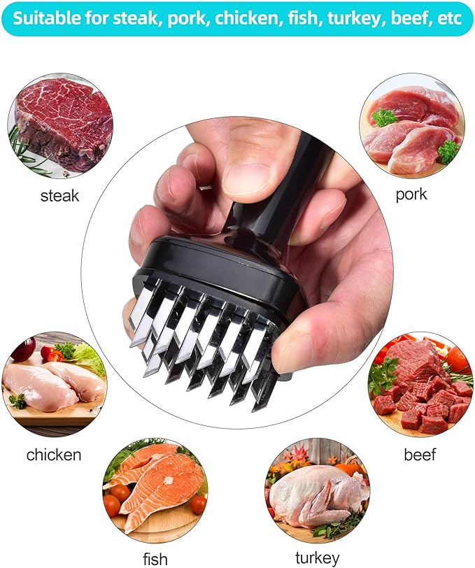 Ablandador de Carne Aliglow con Agujas de Acero Inoxidable miniatura 4