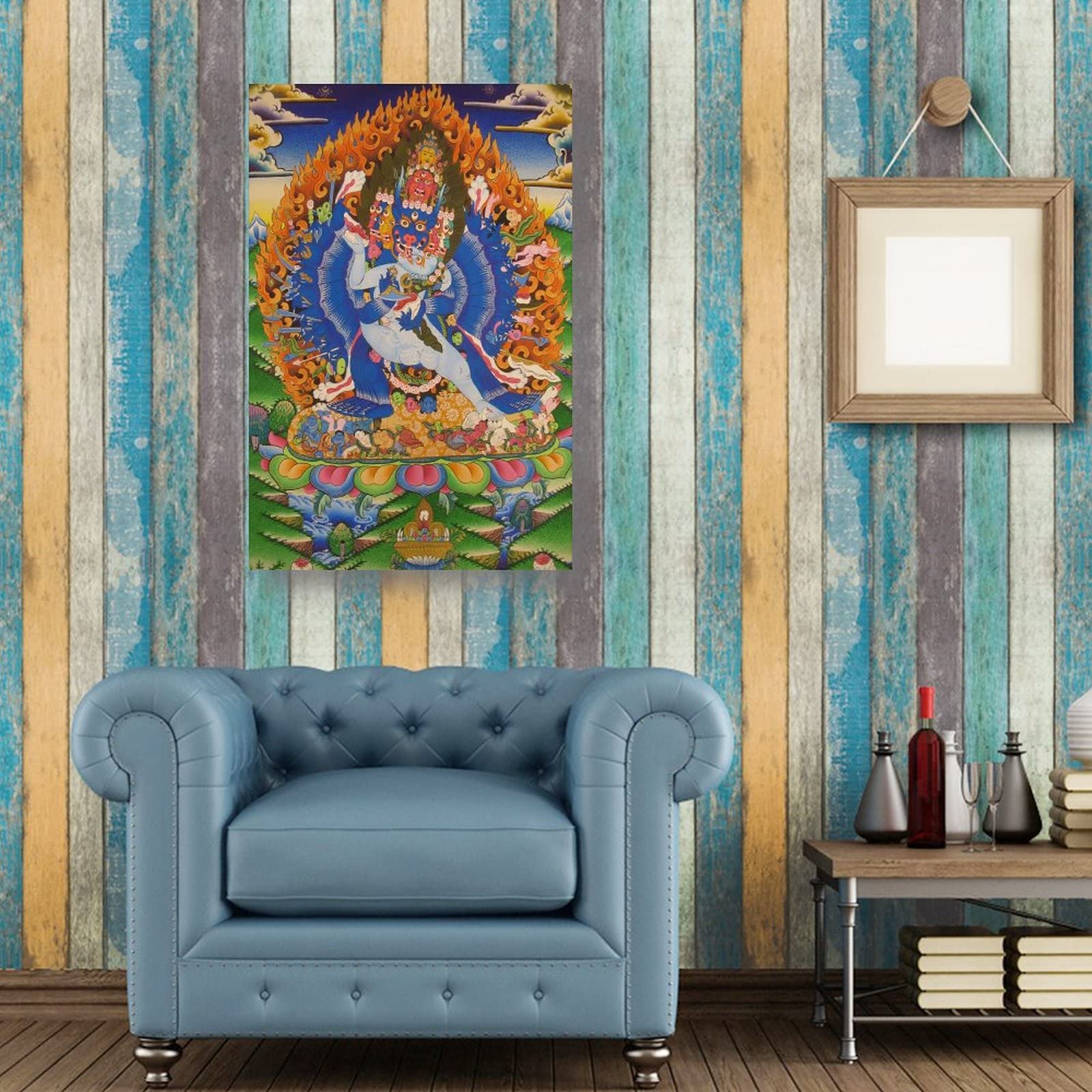 Amazon.com: Yamantaka Thangka Poster Buddha Bodhisattva Tibetan