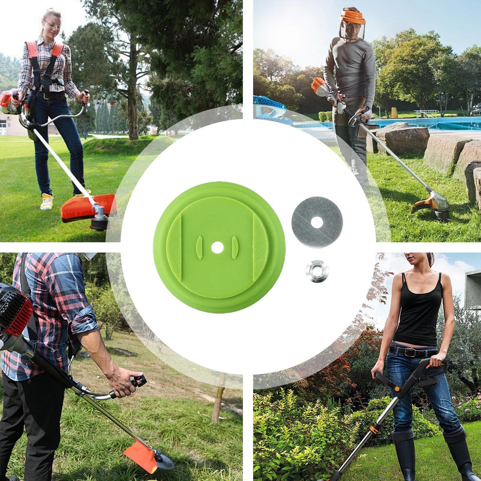 Genérico Cortacésped - Reemplazos para Tractores | Paquete 3 Placa ABS Guarda | Accesorios Herramientas Jardín, Protector Recortador Junta Tuerca