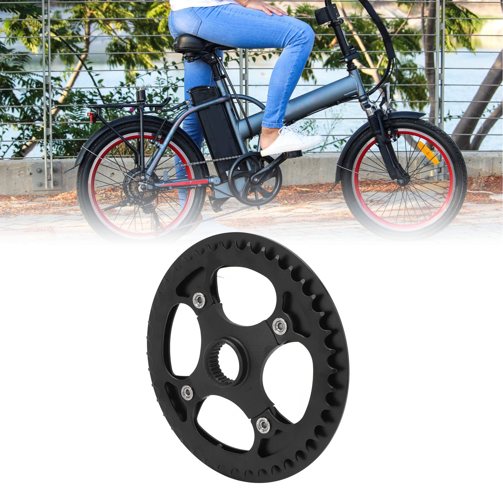 Adaptateur araignée d'anneau de chaîne en alliage 104BCD, pour Bafang M420 M300 M200 M215 M410