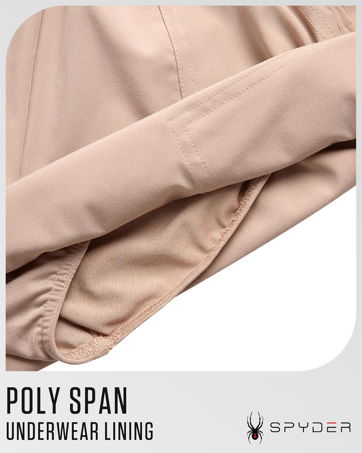 Spyder Womens Athletic Shorts - Lightweight Stretch Woven Pull On Running Shorts for Women with Built in Liner - Image 6