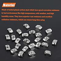 Vista 2 de 240 piezas de tuercas T de la serie 2020, kit surtido de tuercas de ranura M3 M4 M5 T