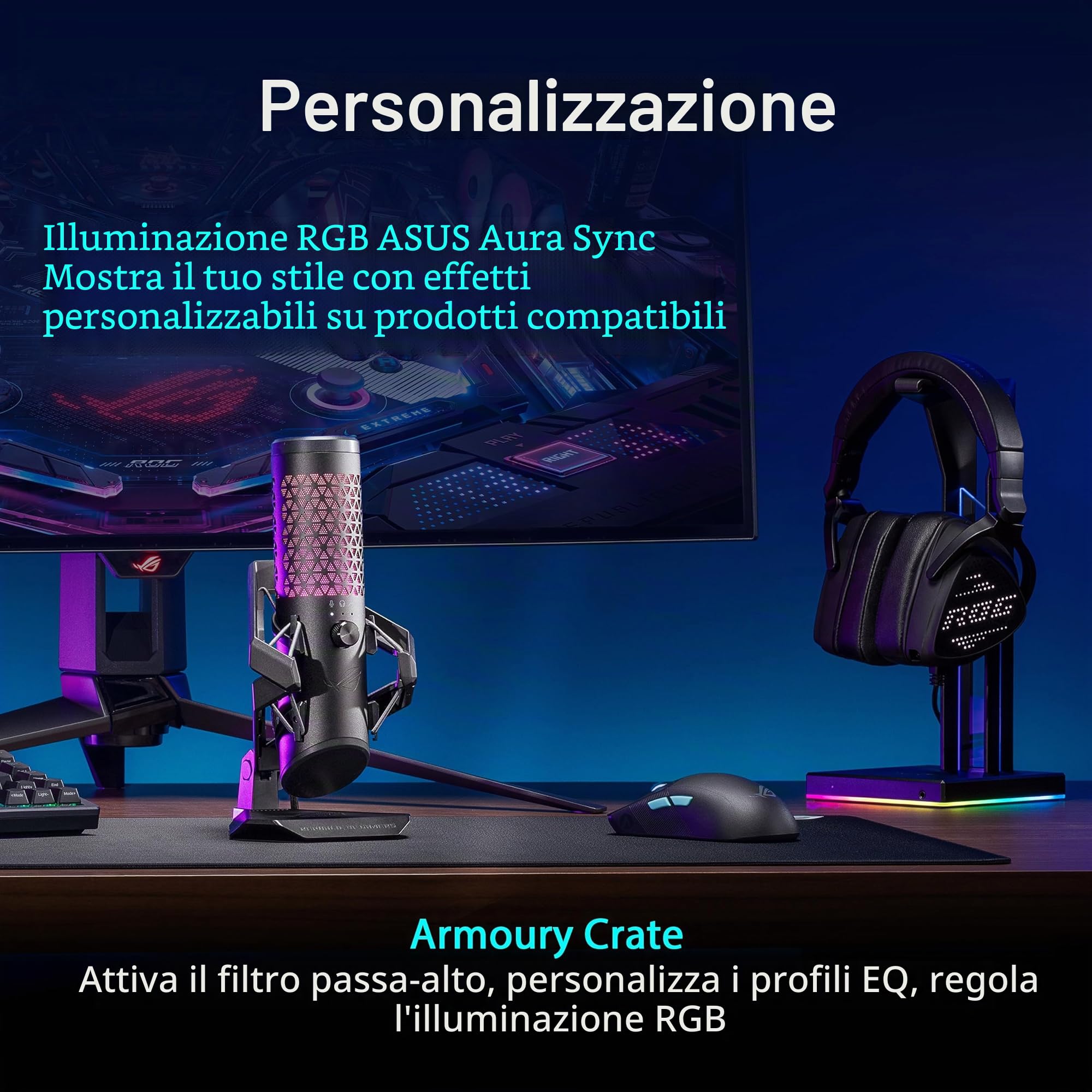 ASUS - ROG Microphone Gaming ROG CARNYX