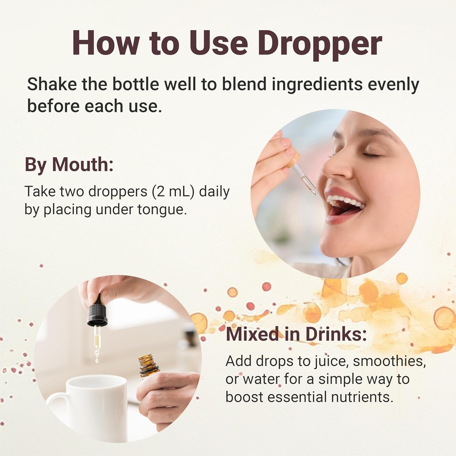 Micro Ingredients 2 Pack Vitamin D3 10000 iu + K2 (MK-7) 200 mcg Drops, 4 fl oz | Plus Black Seed & MCT Oil | 4-in-1 Bone, Immune, & Heart Health Support | Easy Absorption - Image 3