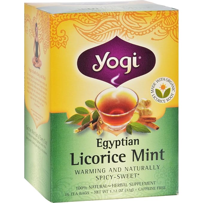 Yogi Teas Tea Egyptn Licorice Mint Org3 Grocery