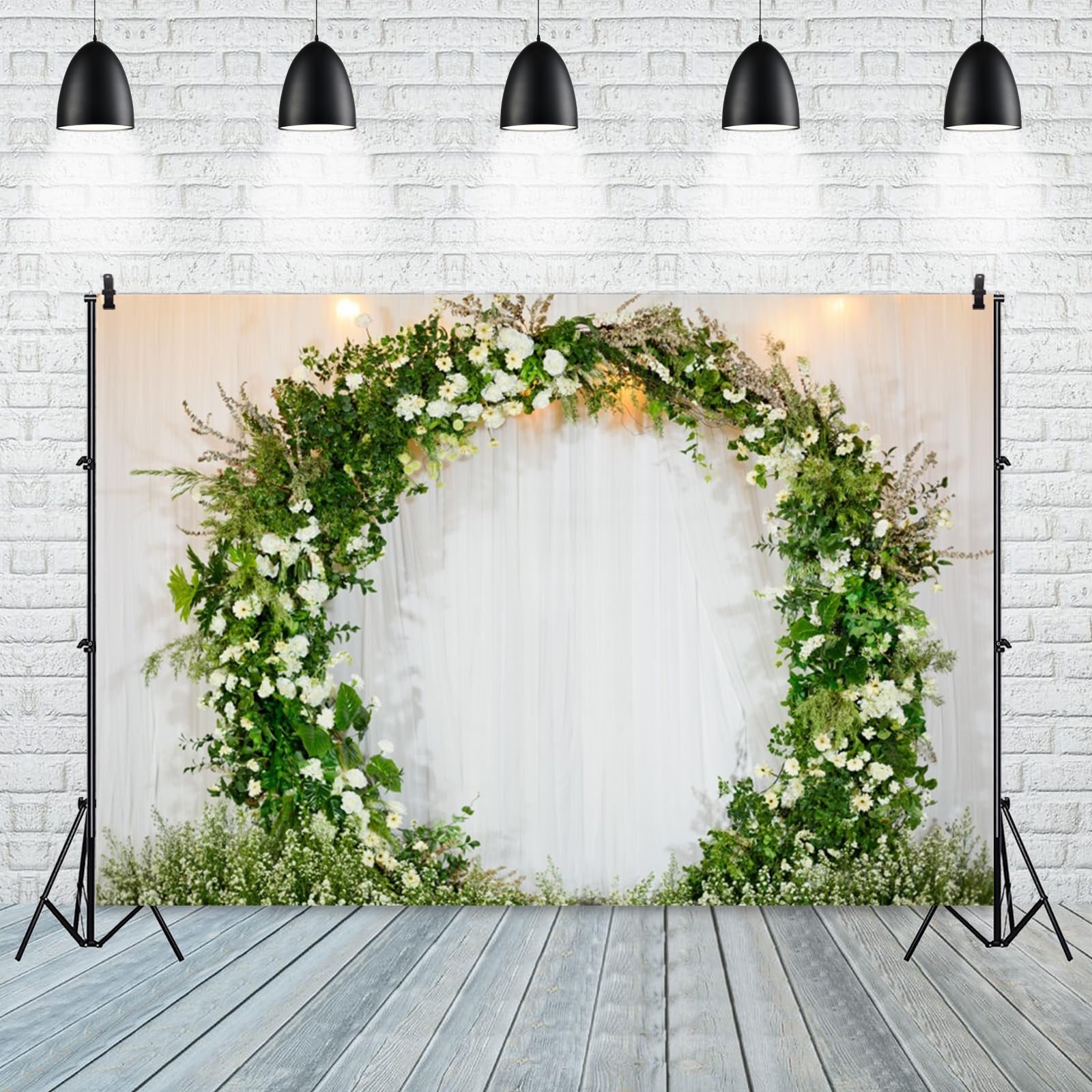 Renaiss 7.5x7.5ft Congrats Graduates Round Backdrop Cover For Photoshoot Boy Girl - View #5