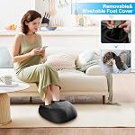 COMFIER Shiatsu Foot Massager with Heat, Kneading Rolling Compression,Vibration,Feet Massager Machine,Home Office Use,Gift for Men,Women