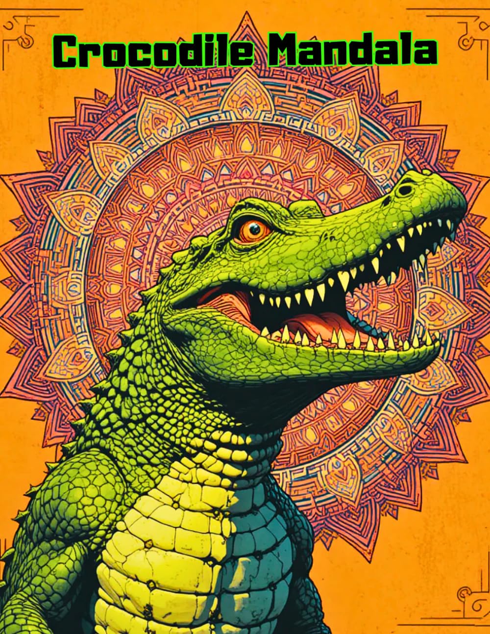 Crocodile Spirit Animal Coloring Book: Intricate Mandala Patterns for Relaxation and Meditation
