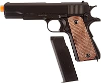 Vista 4 de Pistola de aire comprimido suave de metal y ABS BBTac BT-1911A1, pistola de aire comprimido suave de 250 FPS