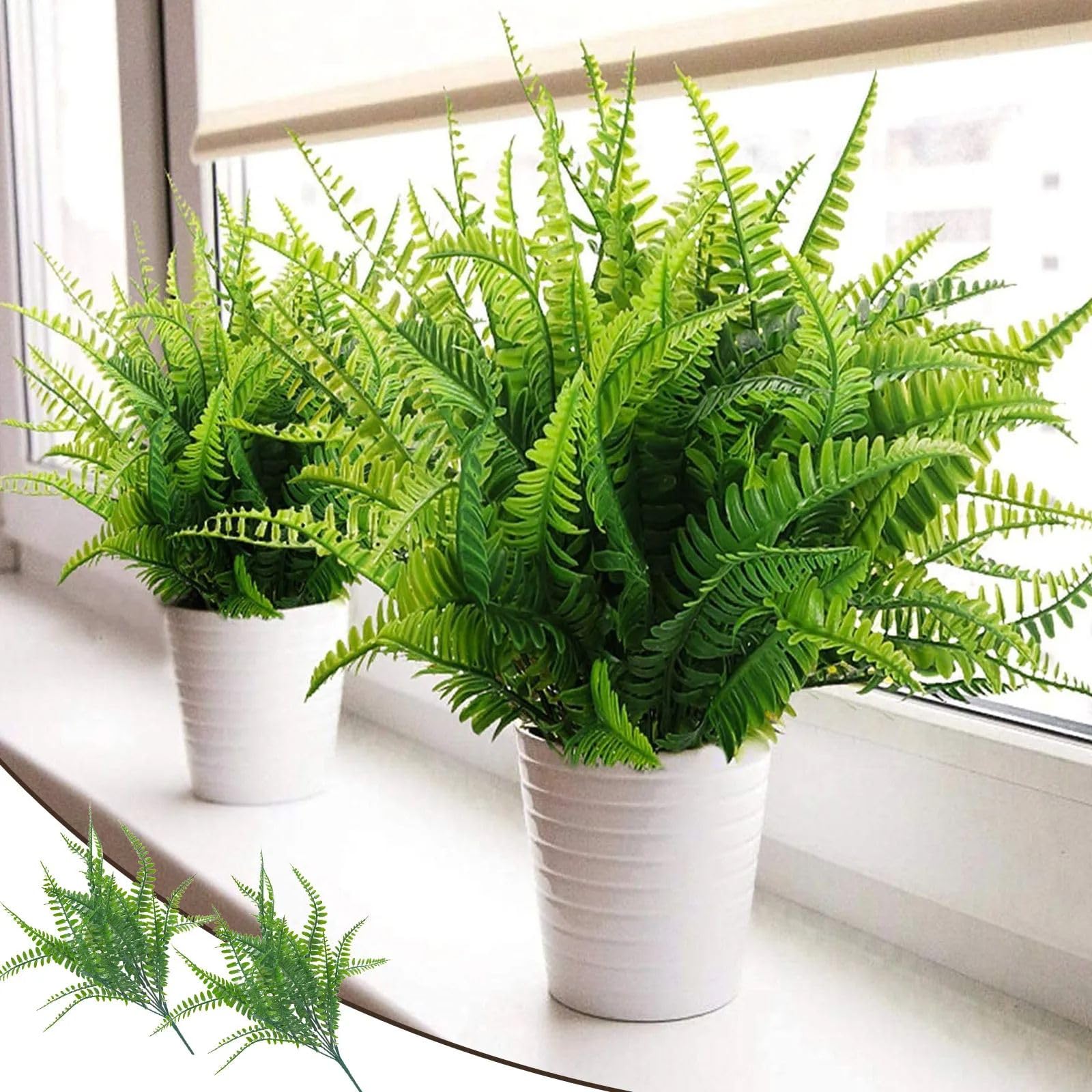 Nezababy Plantas Artificiales De Helechos Falsos Para Jardín Al