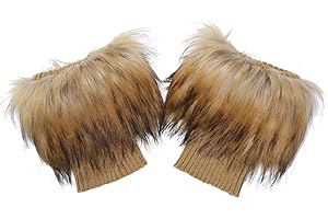 Cozy Faux Fur Boot Covers for Winter Warmth