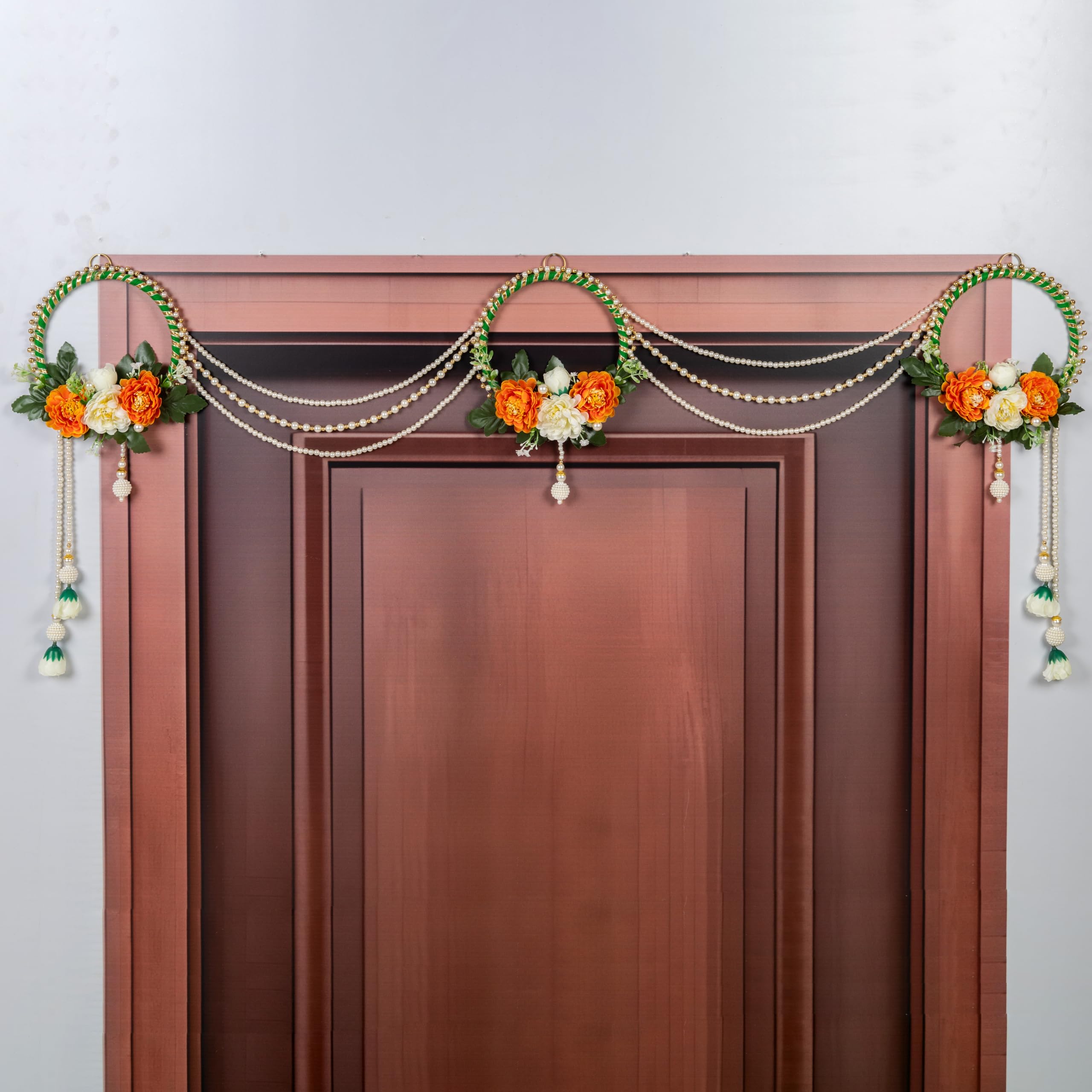 ART BY CHAITASI Handmade Stylish Toran for Door - Latest Entrance Door Thoranam for Home Decor, Diwali Bandarwal, House Hanging Decoration (Big Green Bangle Toran) (36 Inches) (B0D2LK2D1X) Amazon Price History, Amazon Price Tracker